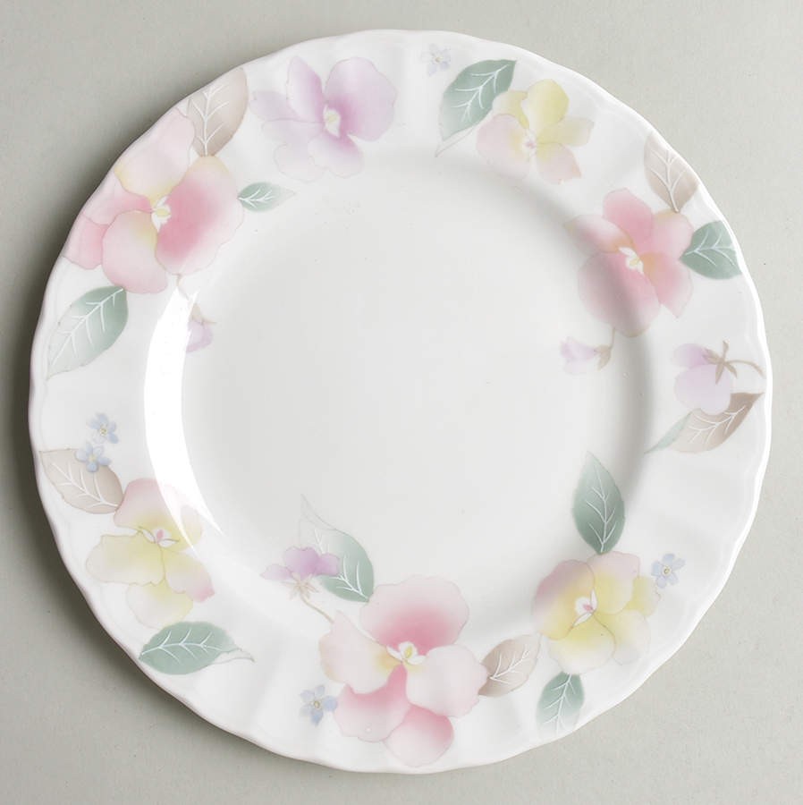 Mikasa Silk Blossoms Salad Plate/Gravy Boat Stand 11566215