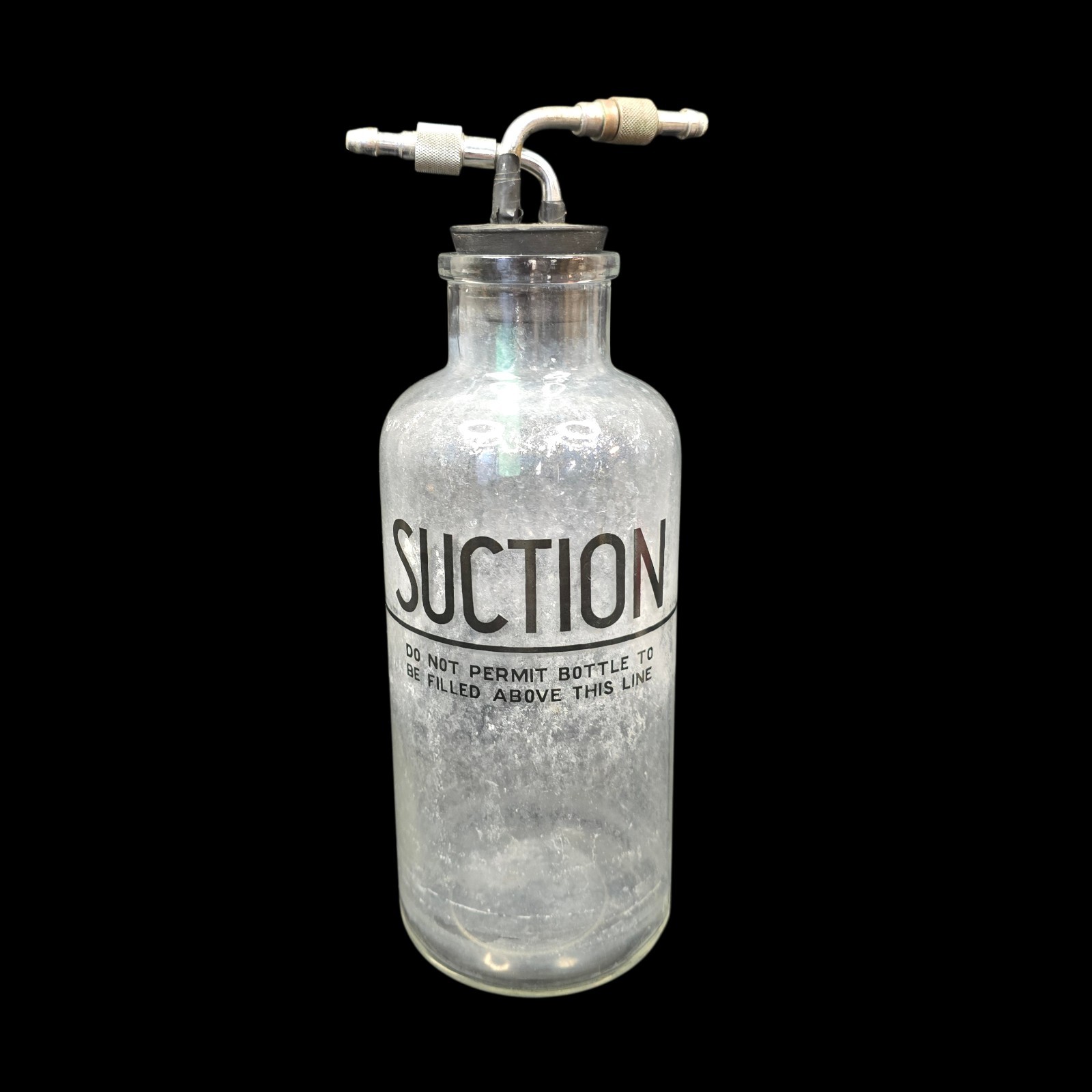 Antique Suction Bottle  J Sklar Anesthesia