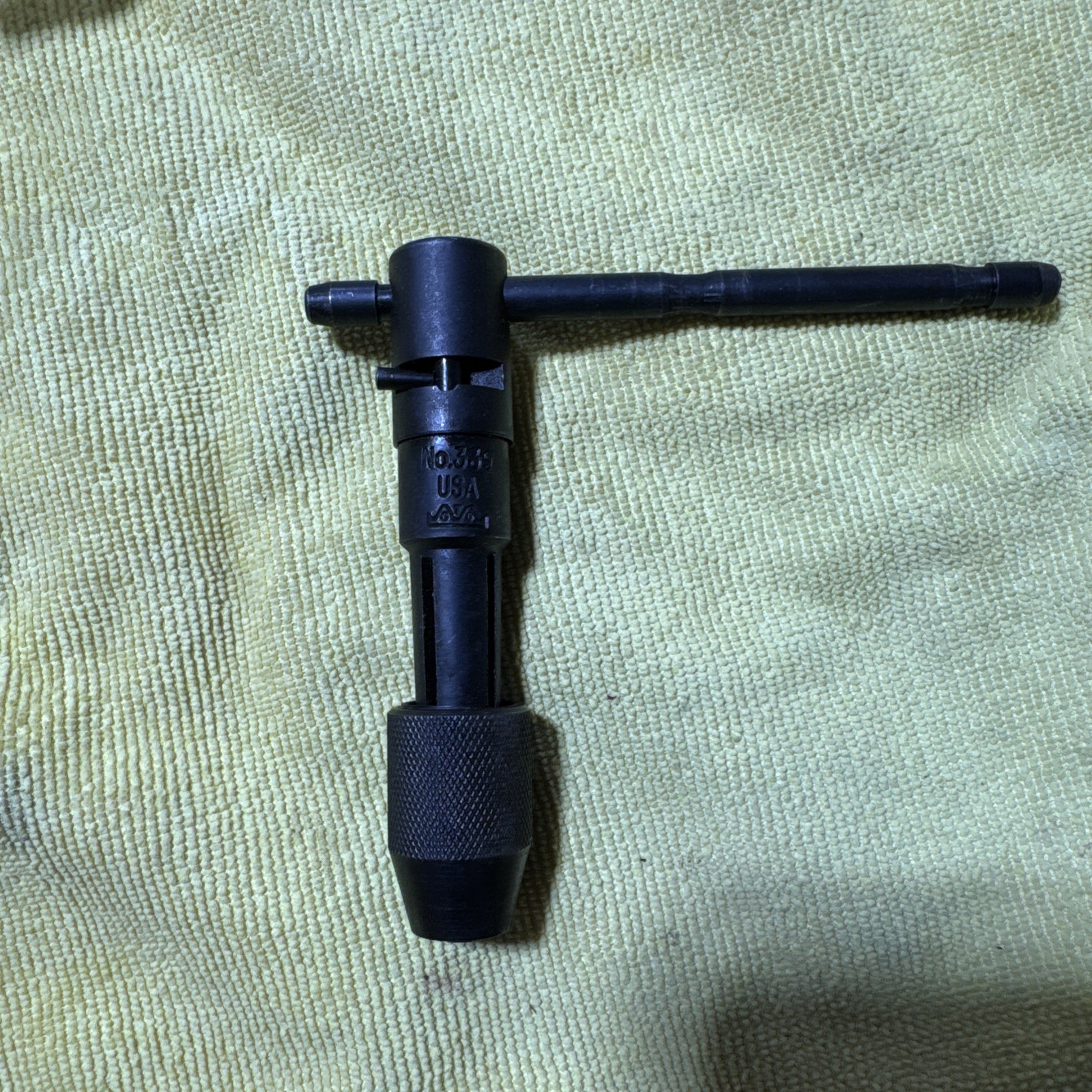 Vintage GTD Greenfield No. 339 Ratcheting T-Handle Tap Wrench Machinist Tool