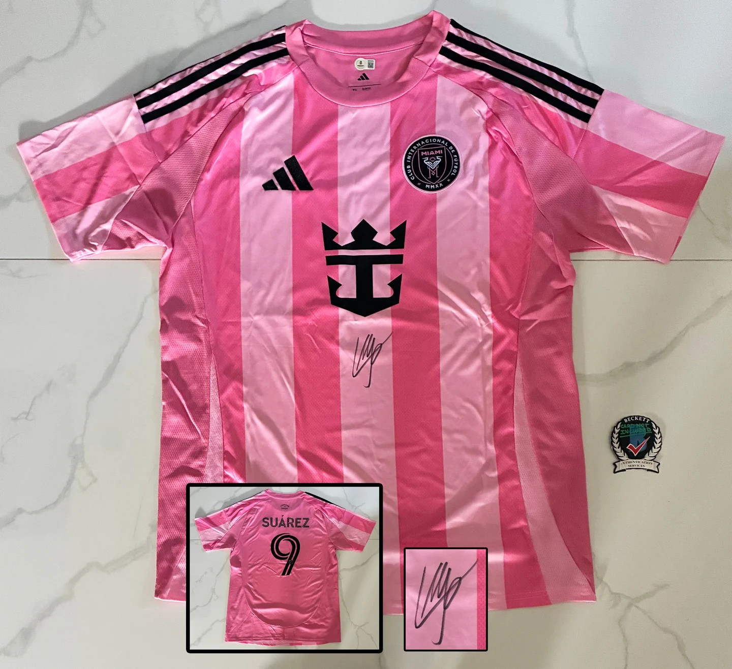 Luis Suarez Signed Jersey Inter Miami Beckett BAS COA