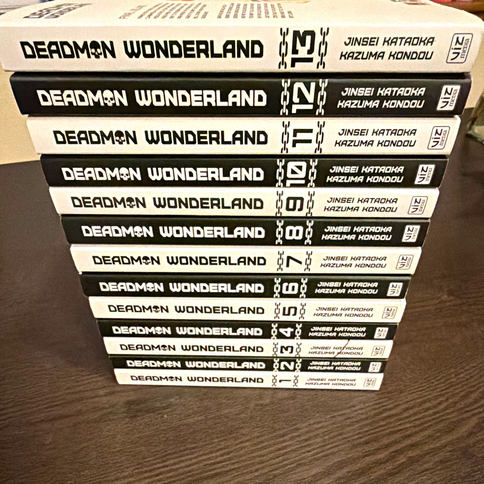 Deadman Wonderland Manga Lot Vol. 1-13 Jinsei Kataoka Kazuma Kondou