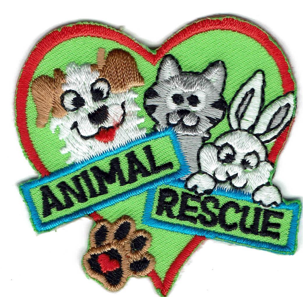 Girl Boy Cub ANIMAL RESCUE Care Adoption Fun Patches Crests Badges SCOUT GUIDES
