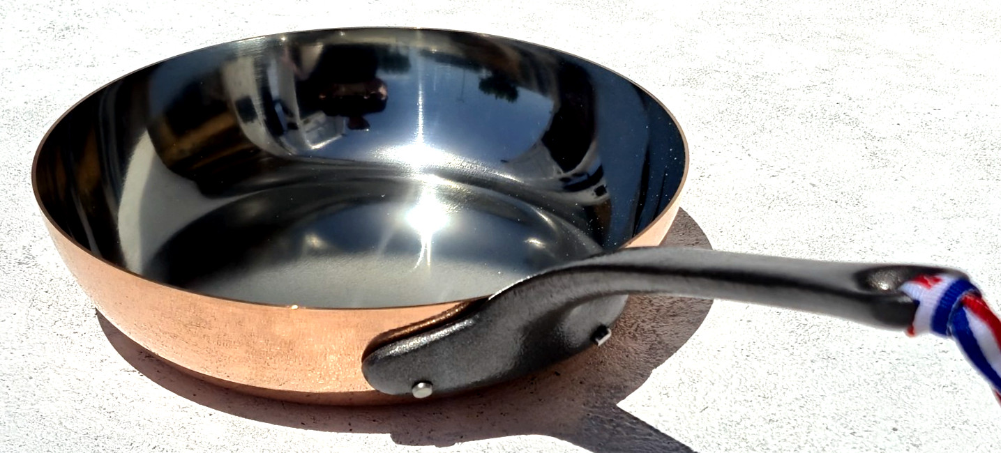 Vintage 8.3inch Copper Frying Pan Mint Condition Baumalu 2.6lbs 1.5mm Gift Idea