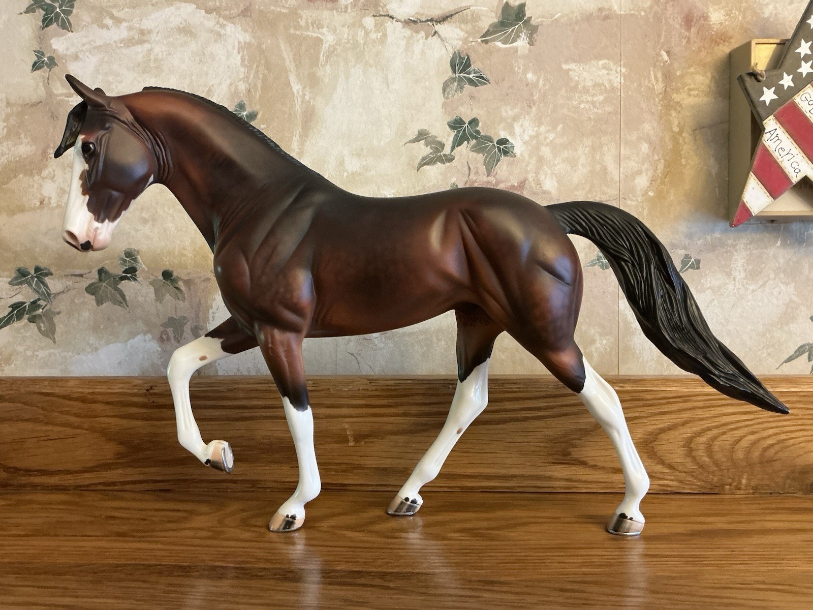 Peter Stone 2004 - TENNESSEE WALKING HORSE - Bay Dappled Stallion - Excellent