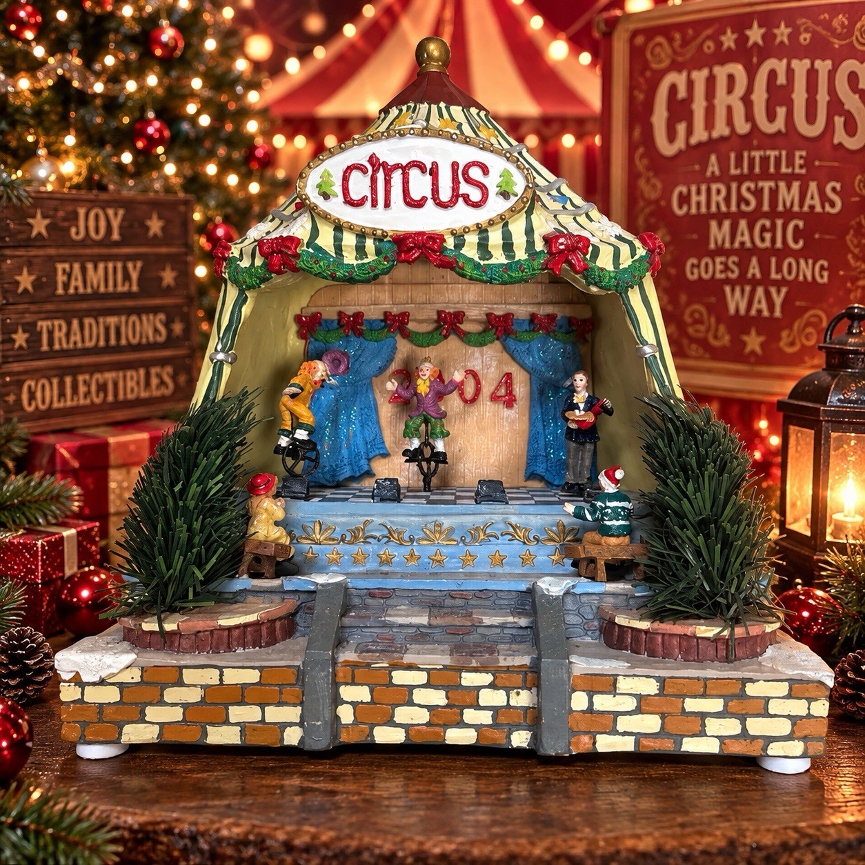 🎪✨ MR. CHRISTMAS GOLD LABEL COLLECTION – WORLD’S FAIR BIG TOP CIRCUS ✨🎪