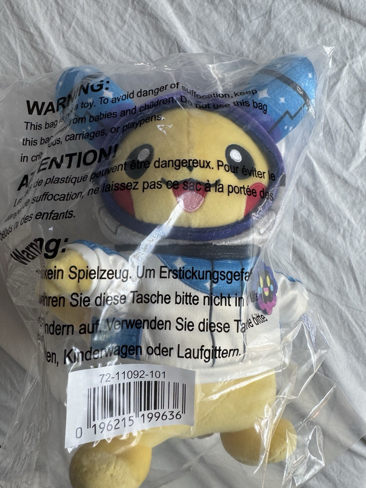 Pokemon Center World Championships 2026 XP Pikachu Plush San Francisco Exclusive