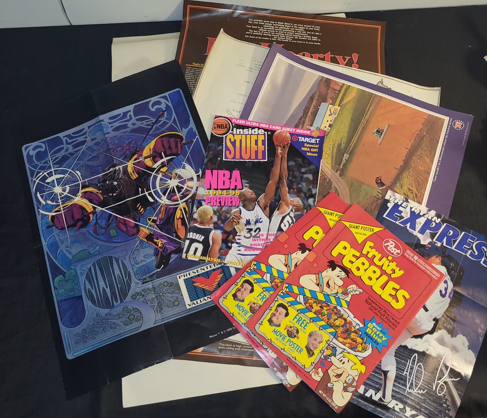 Vintage Poster, Magazine & Ephemera Estate Lot (11 Pieces Total)
