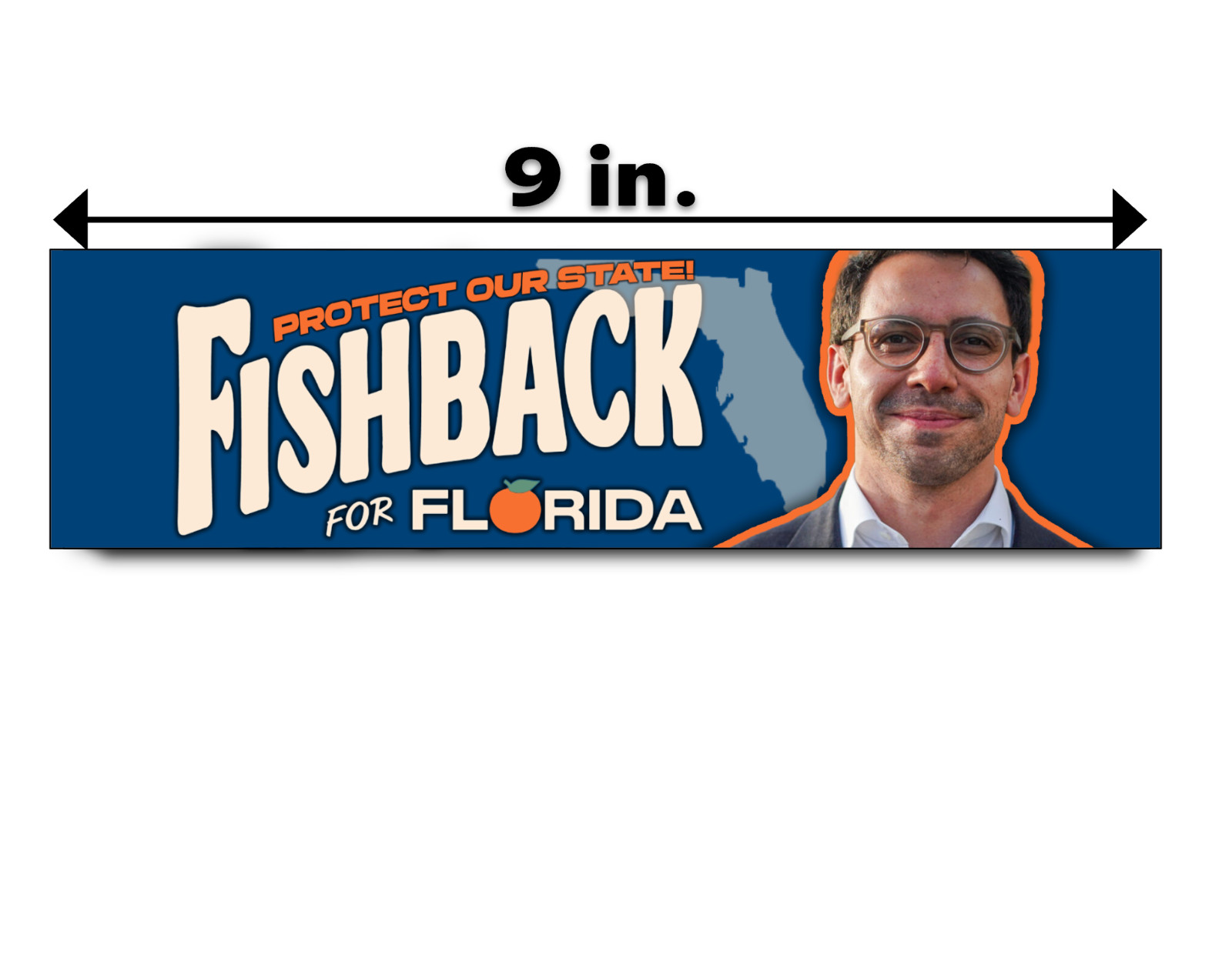 James Fishback Florida Governor Decal Bumper Sticker Republican Political Trump James Fishback Florida Governor Decal Bumper Sticker Republican Political Trump