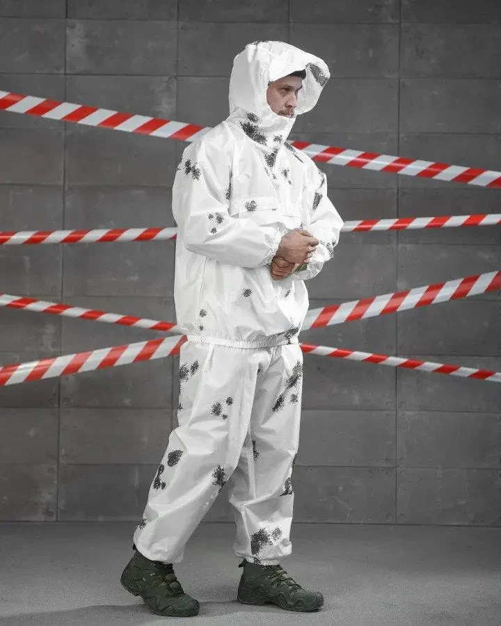 Tactical Winter Military Camouflage Suit with Hood Snow Men\'s Army Uniform๐๐ Tactical Winter Military Camouflage Suit with Hood Snow Men\'s Army Uniform๐๐