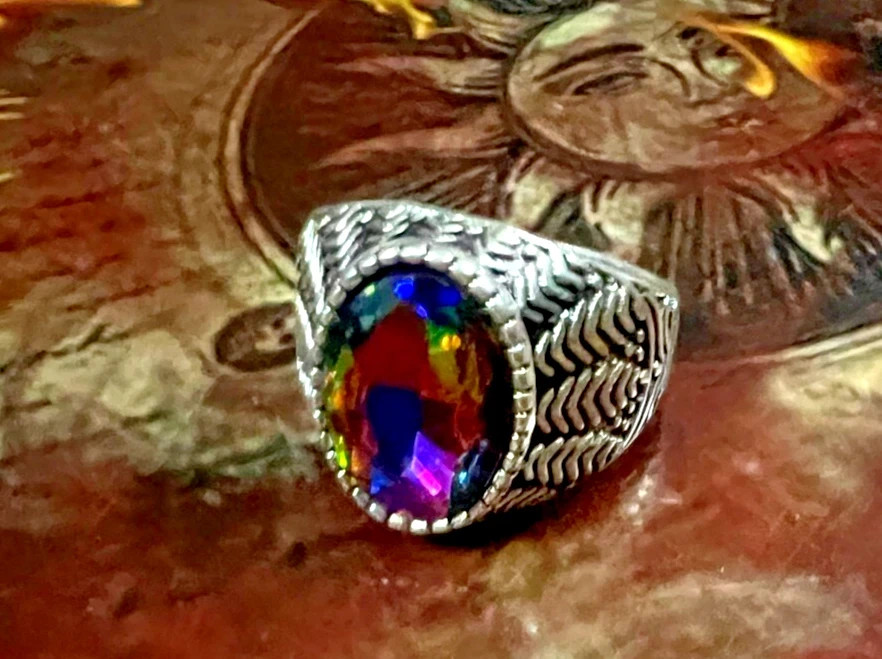 TRIPLE CAST SEDUCTION SPELL WHITE MAGIC BAPHOMET RING WEALTH ATTRACTION A++