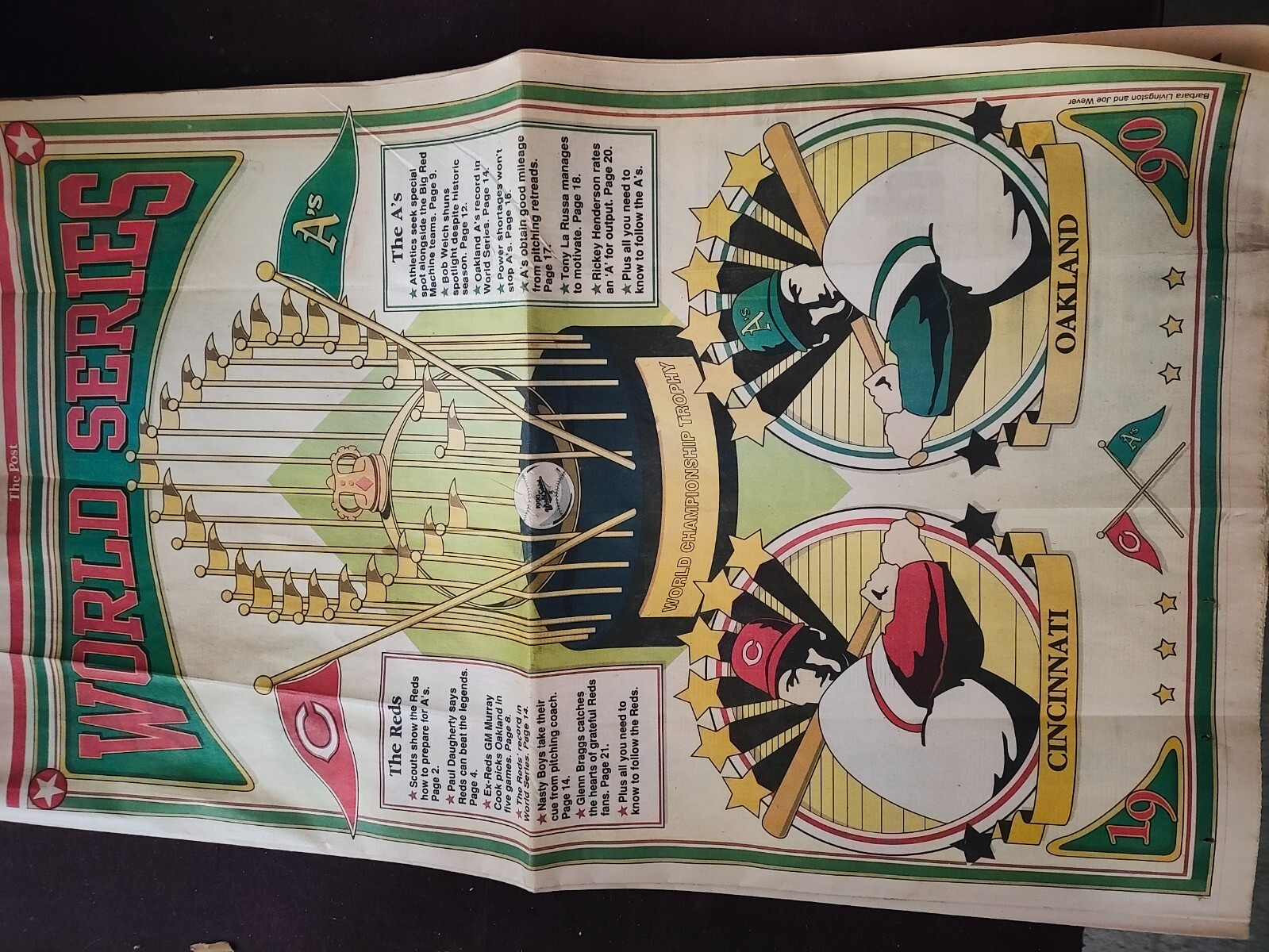 Sports related newspaper Cincinnati Reds