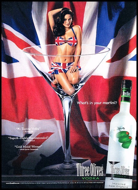 2005 Three Olives Vodka Original Advertisement Print Art Ad J470