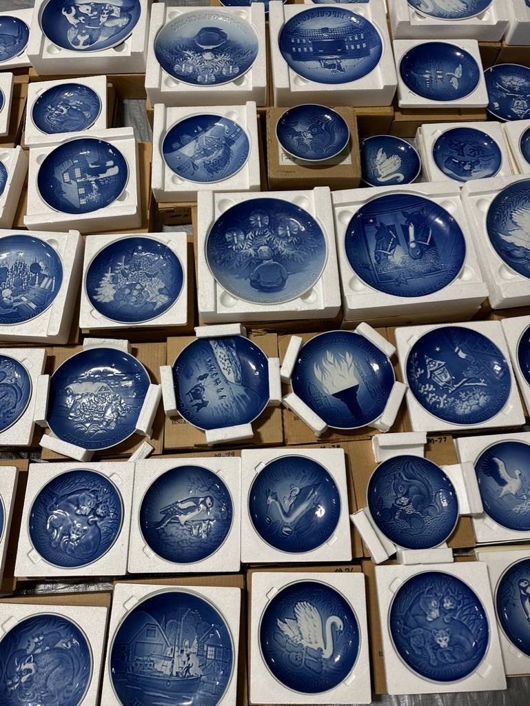 Bing & Grondahl B&G Copenhagen Denmark Christmas Plates