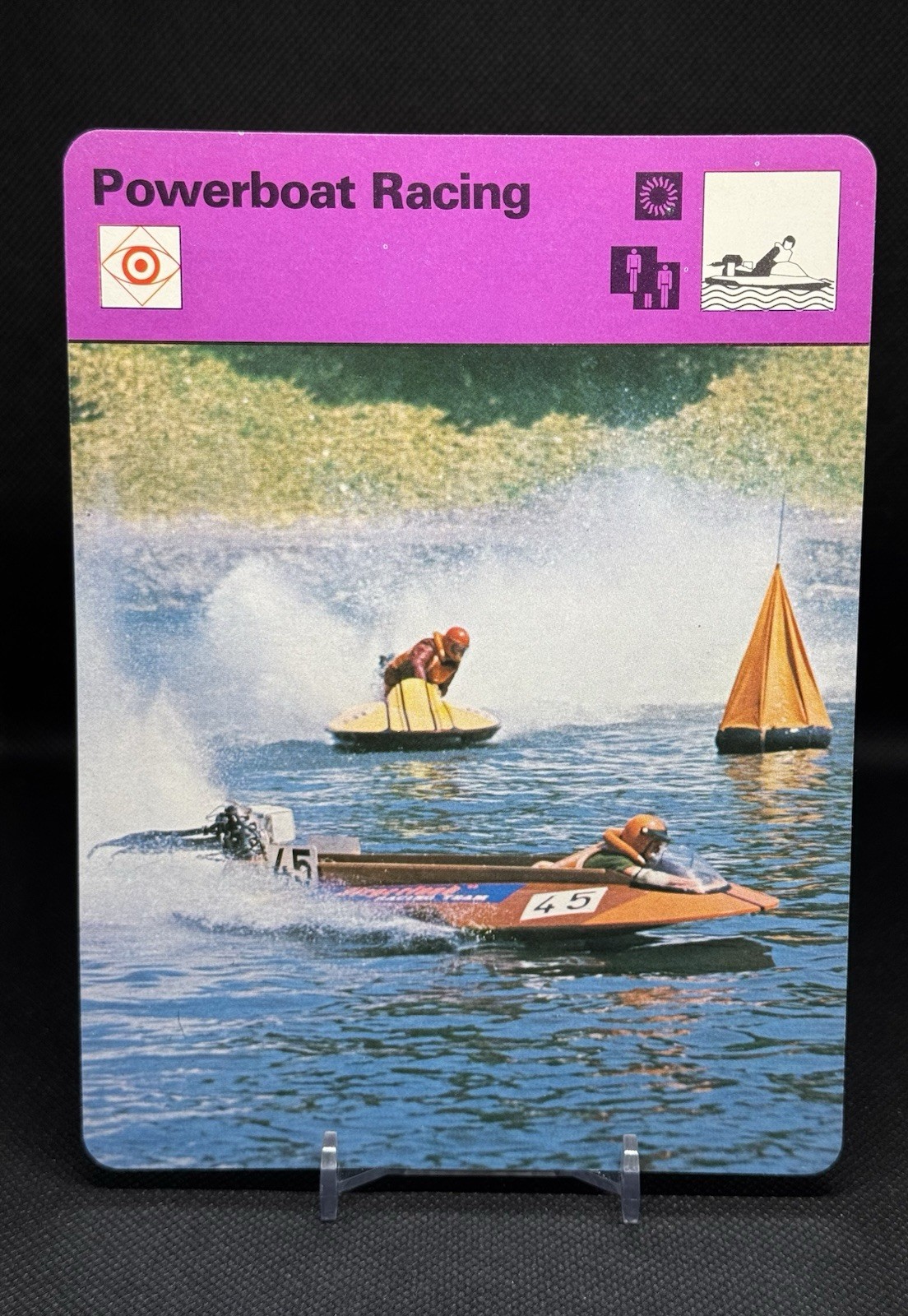 1977-79 Sportscaster Card, #08.19 Powerboat Racing 1977-79 Sportscaster Card, #08.19 Powerboat Racing