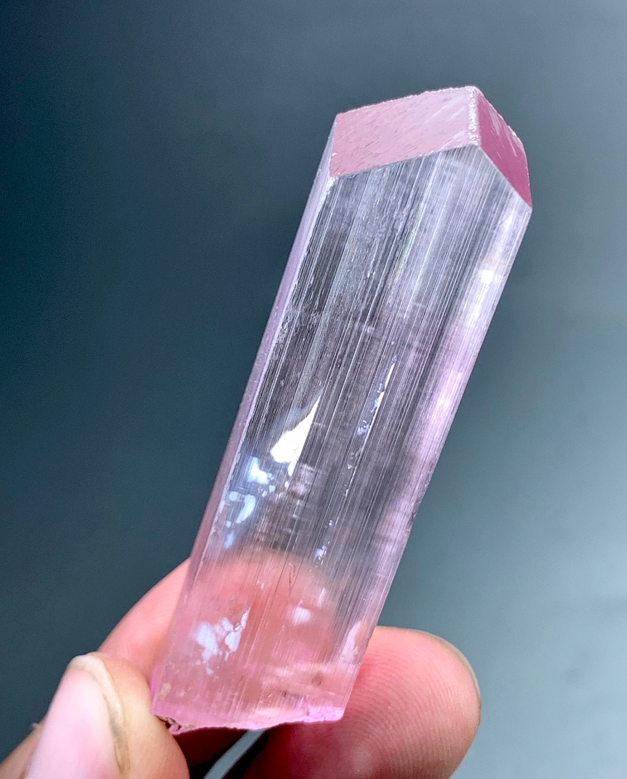 207 Carat Double-Terminated Pink Kunzite Crystal Specimen From Afghanistan