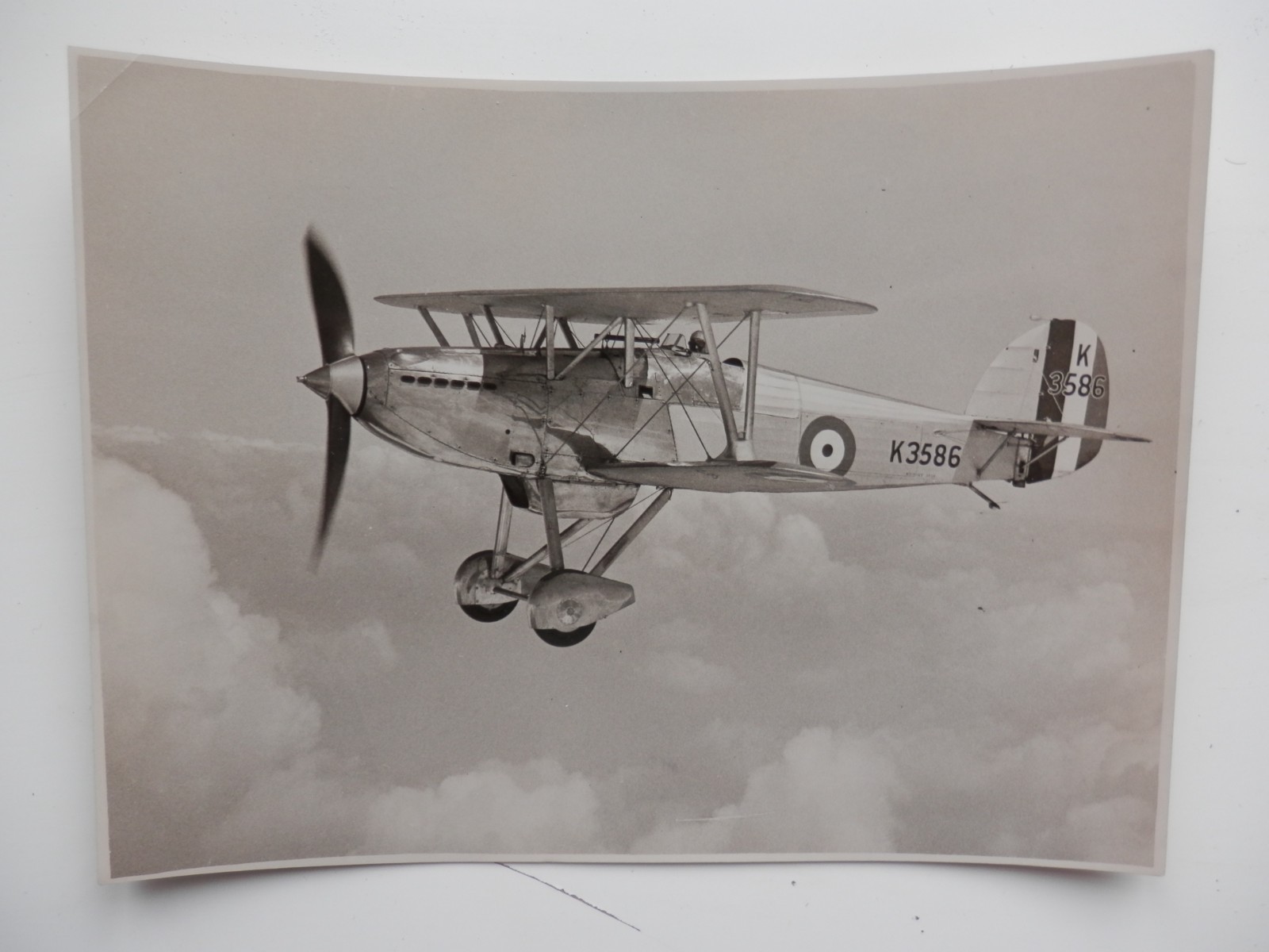 Original Photo. K3586.  Hawker Fury. The High Speed Fury. 1934
