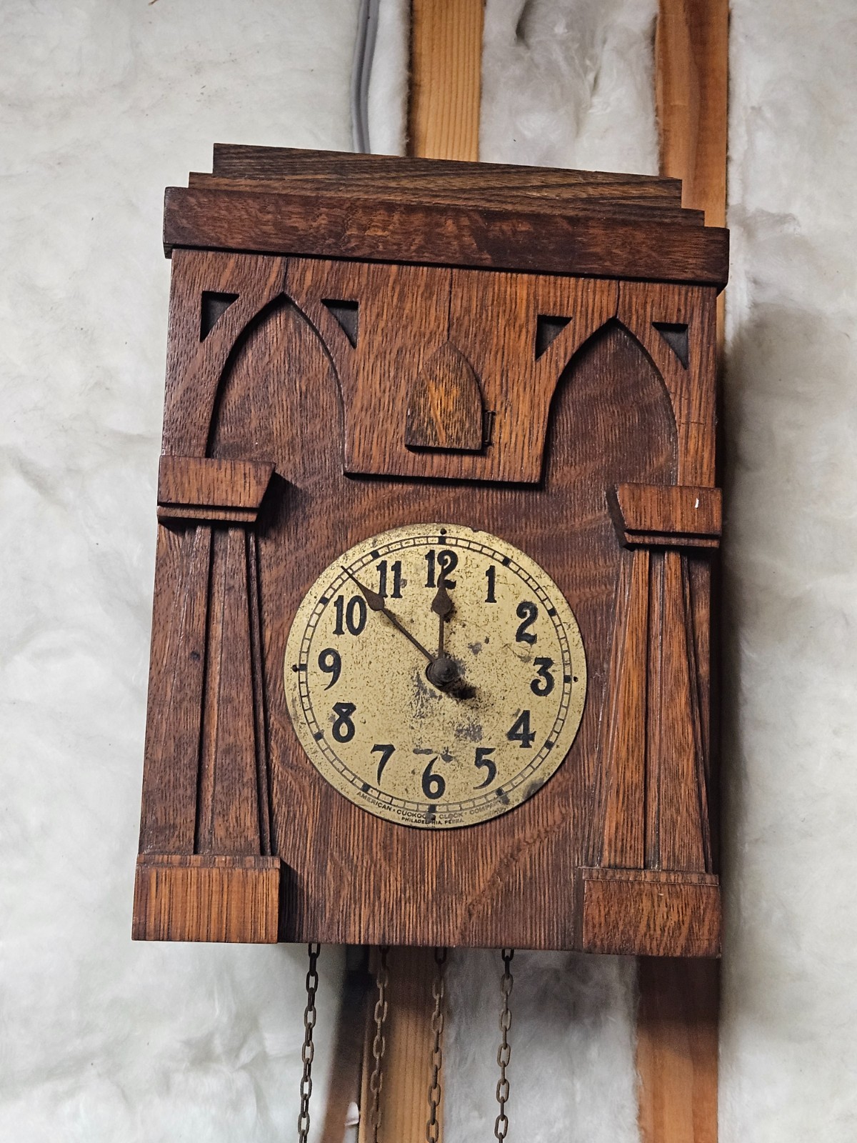 American Cuckoo Clock Co Philadelphia Model A3191(F. Breitinger Prov)  See Video