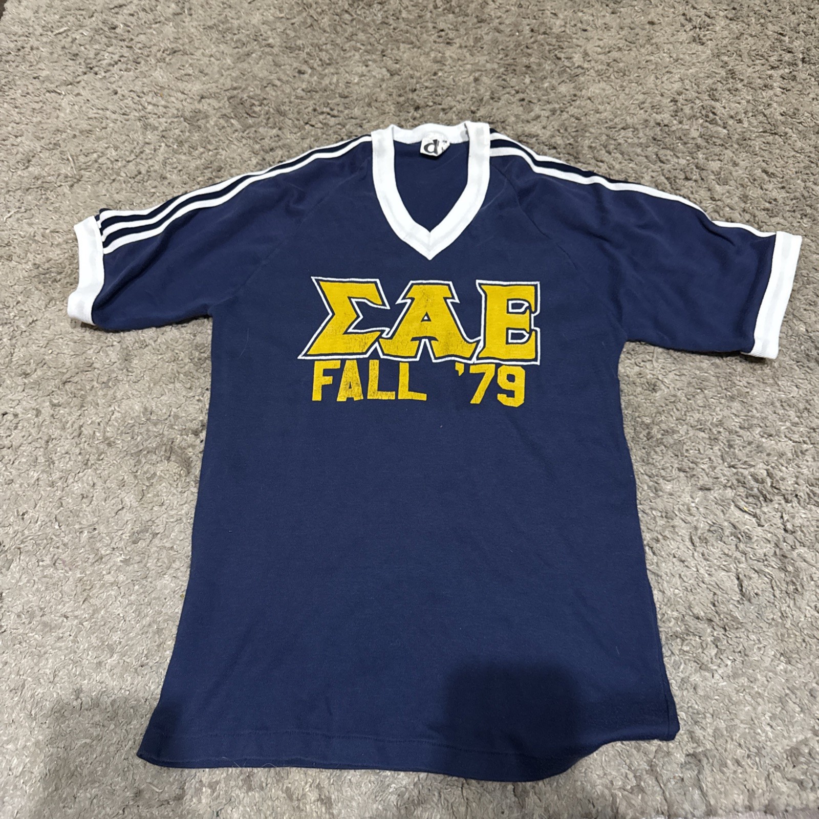 1979 vintage Sigma Alpha Epsilon Downerwear jersey size large 