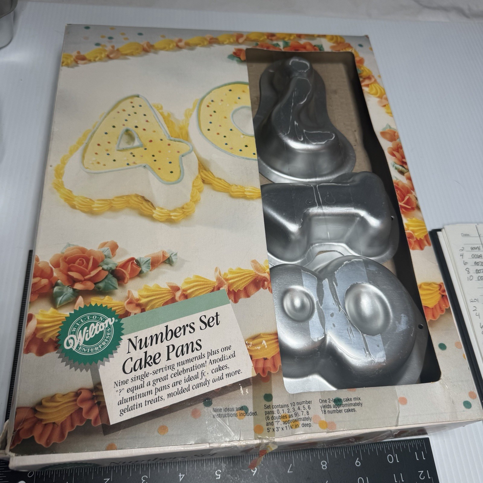 Wilton Numbers Cake Pan Set | 10 individual pans ( 0 1 2 3 4 5 6 7 8 ? )