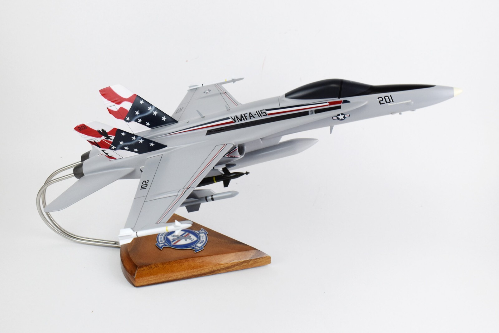 VMFA-115 Silver Eagles F/A-18A Model, Navy, 1/37th (18