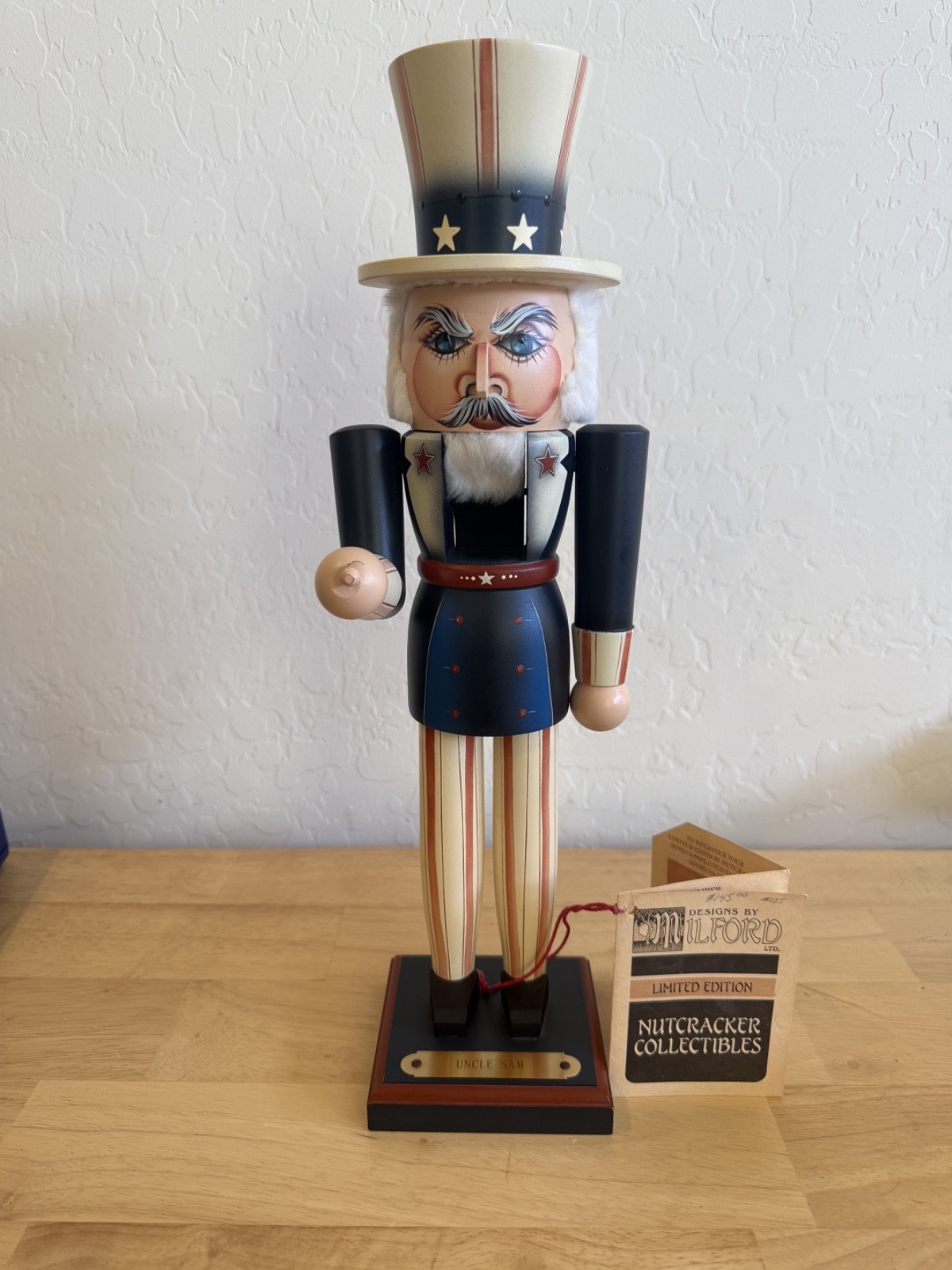 Milford Uncle Sam Nutcracker - Limited Edition