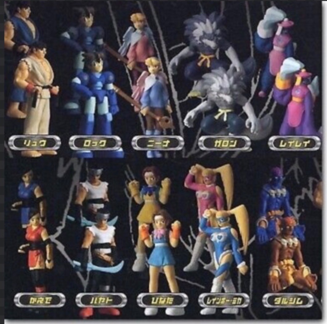 Bandai Capcom All Stars Collection Gashapon Figure Set of 20 Street fighter