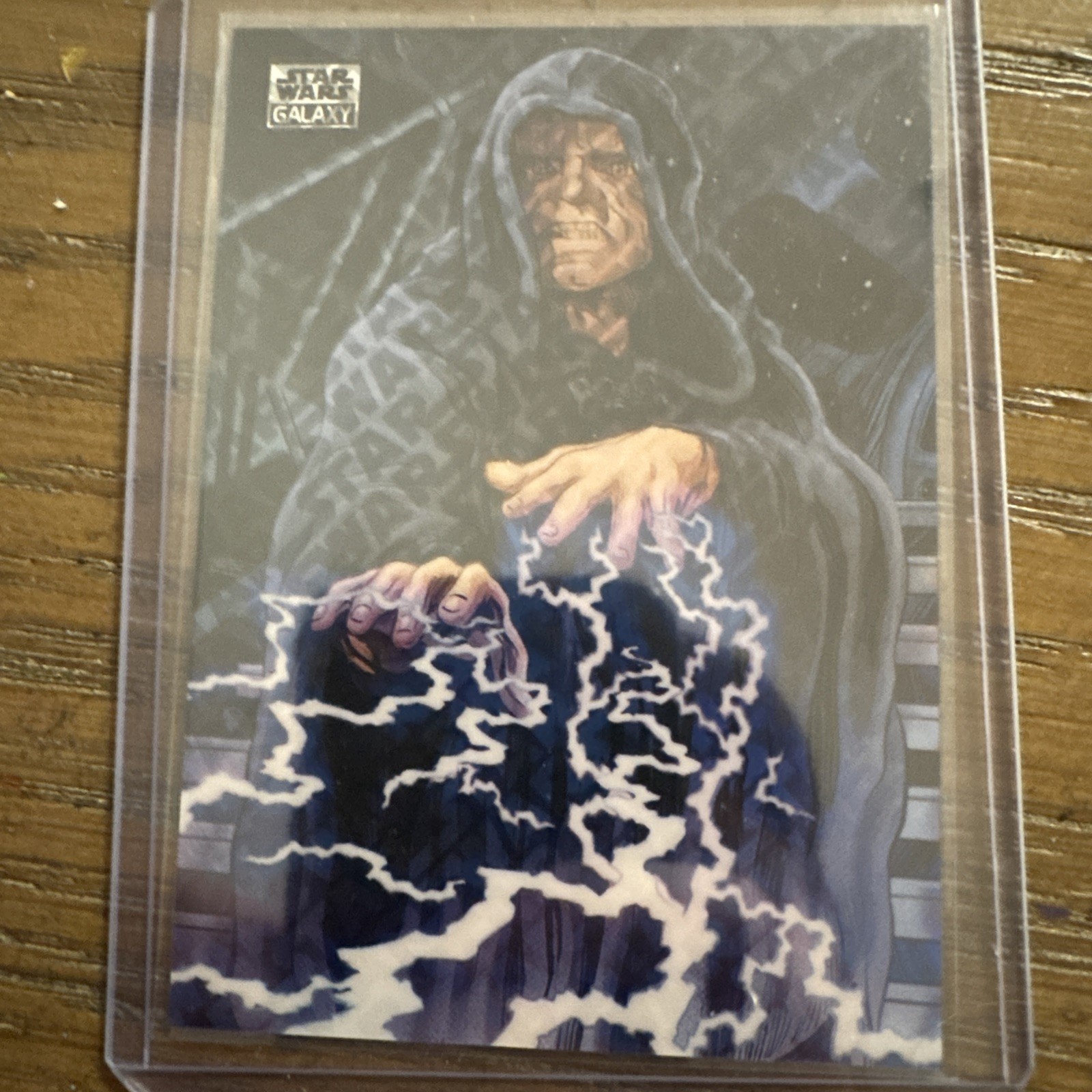 2026 Topps Chrome Star Wars Galaxy The Emperor Logofractor /77