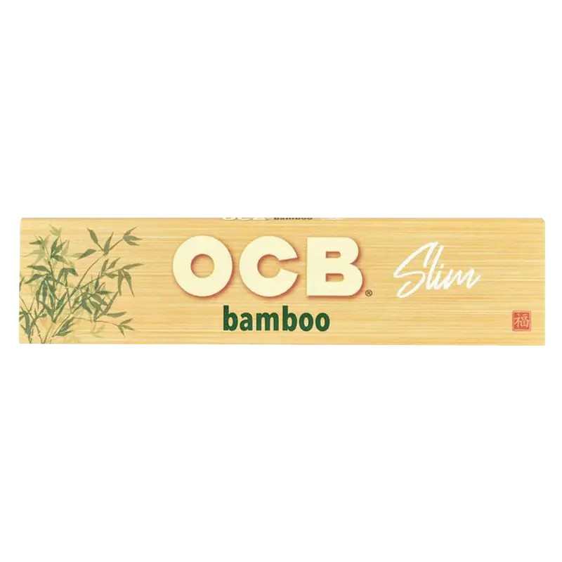 5x OCB Bamboo Unbleached King Size Slim Rolling Papers New Lot Sealed 1.25