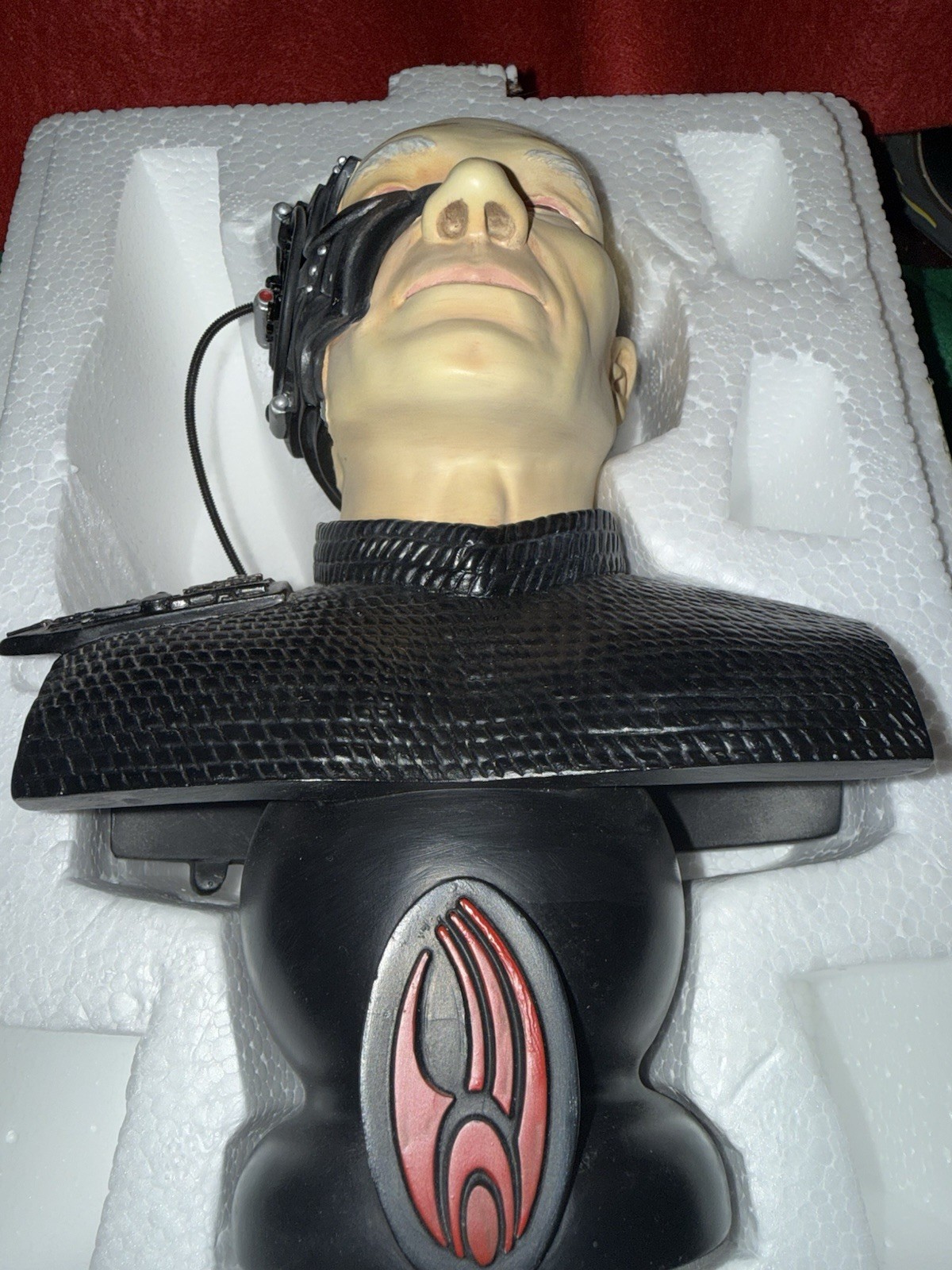 STAR TREK Locutus of Borg Bust 1996 Legends In 3D 100% COMPLETE Box COA #2672