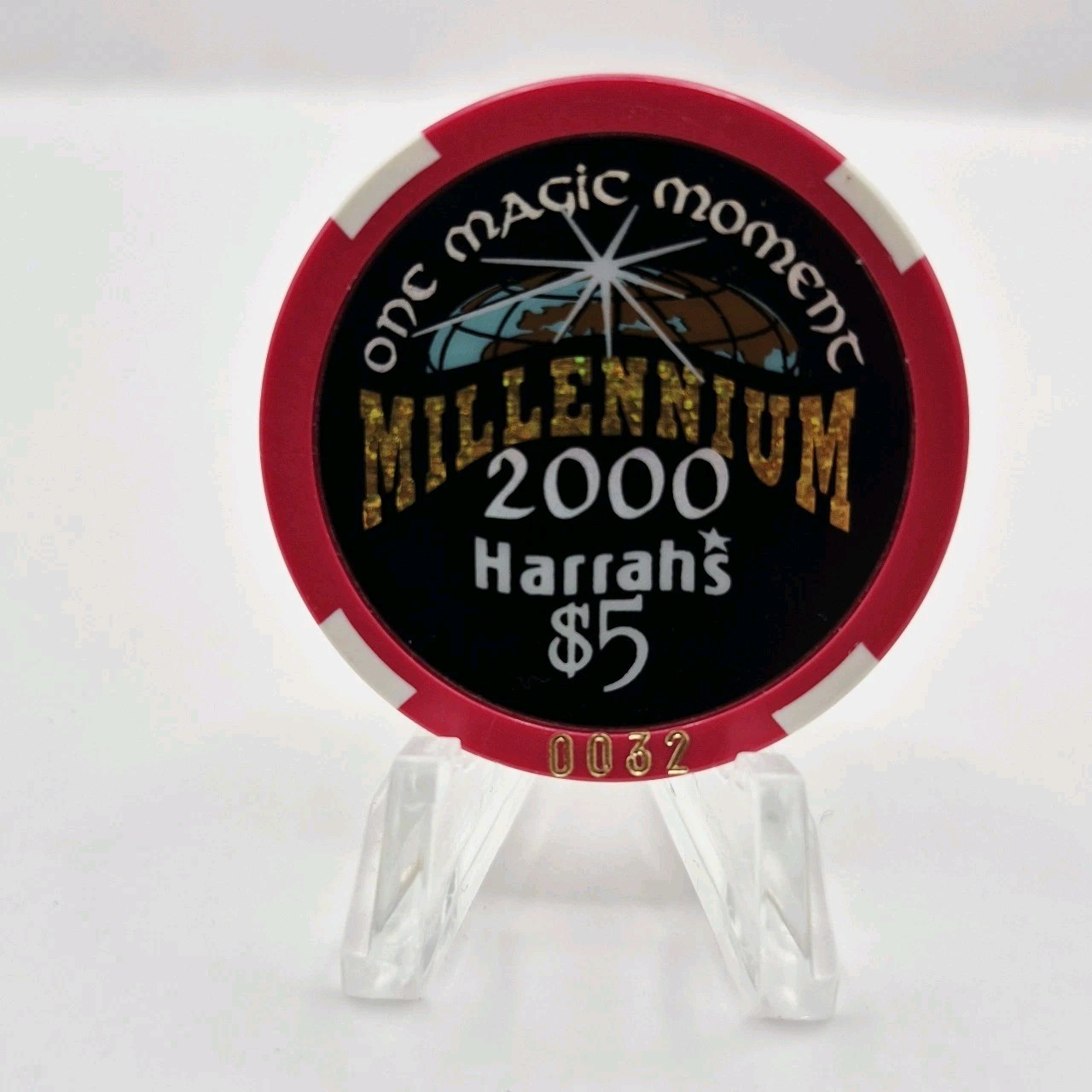 Harrah's Hotel Casino Reno Nevada 1999 LE $5 Casino Chip V4481