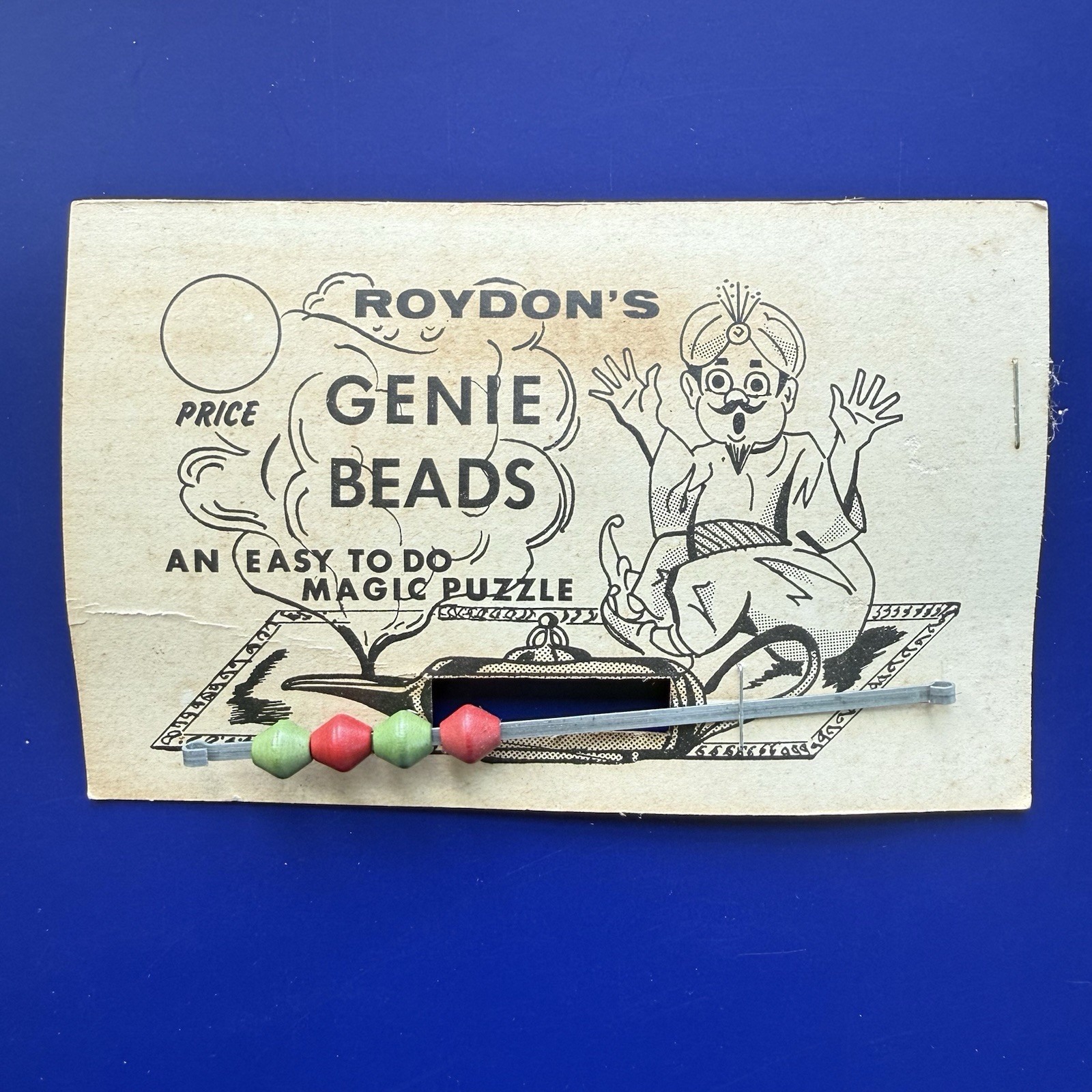 Vintage Magic Trick 1957 Roydon\'s Genie Beads With Original Instructions