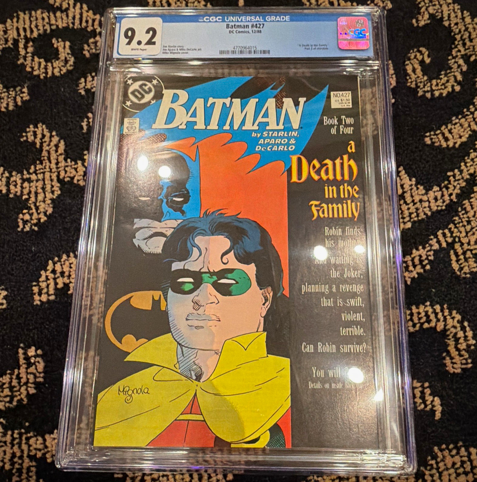 Batman #427 CGC 9.2 (1988) DC Comics A Death in the Family 1st Printing Hot