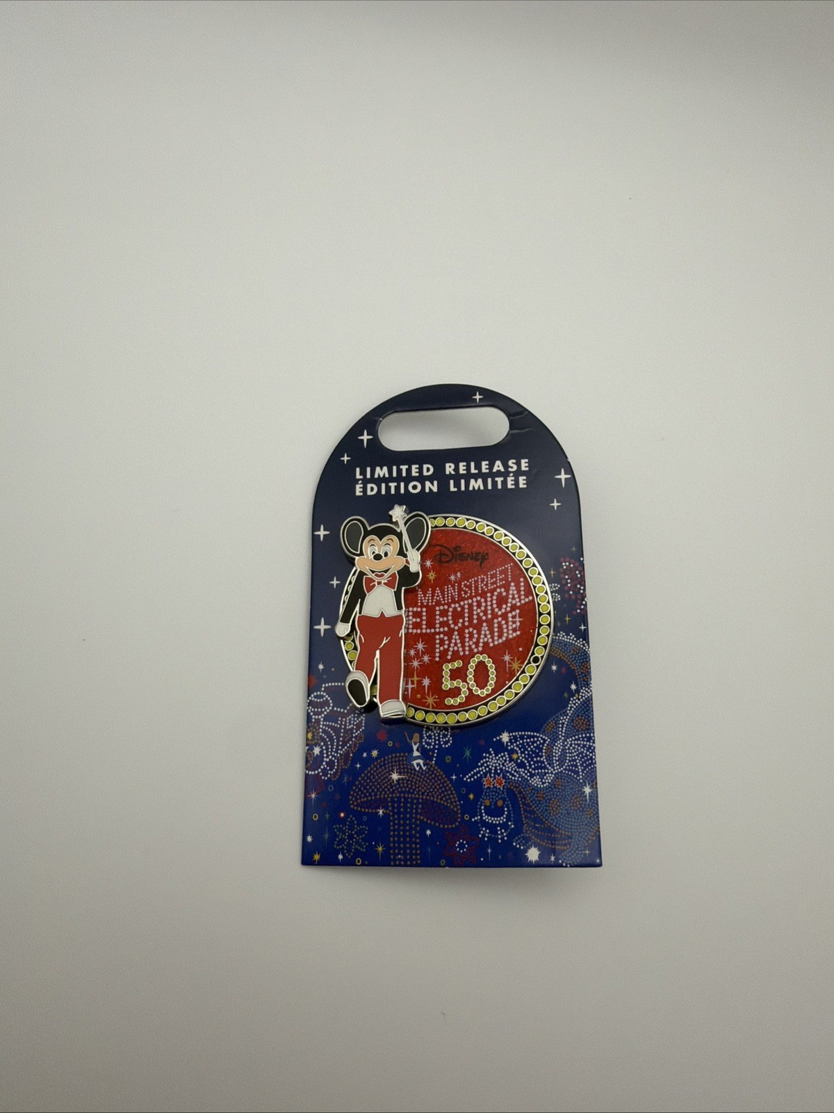 Disneyland Main Street Electrical Parade 50th Anniversary Mickey LR Pin