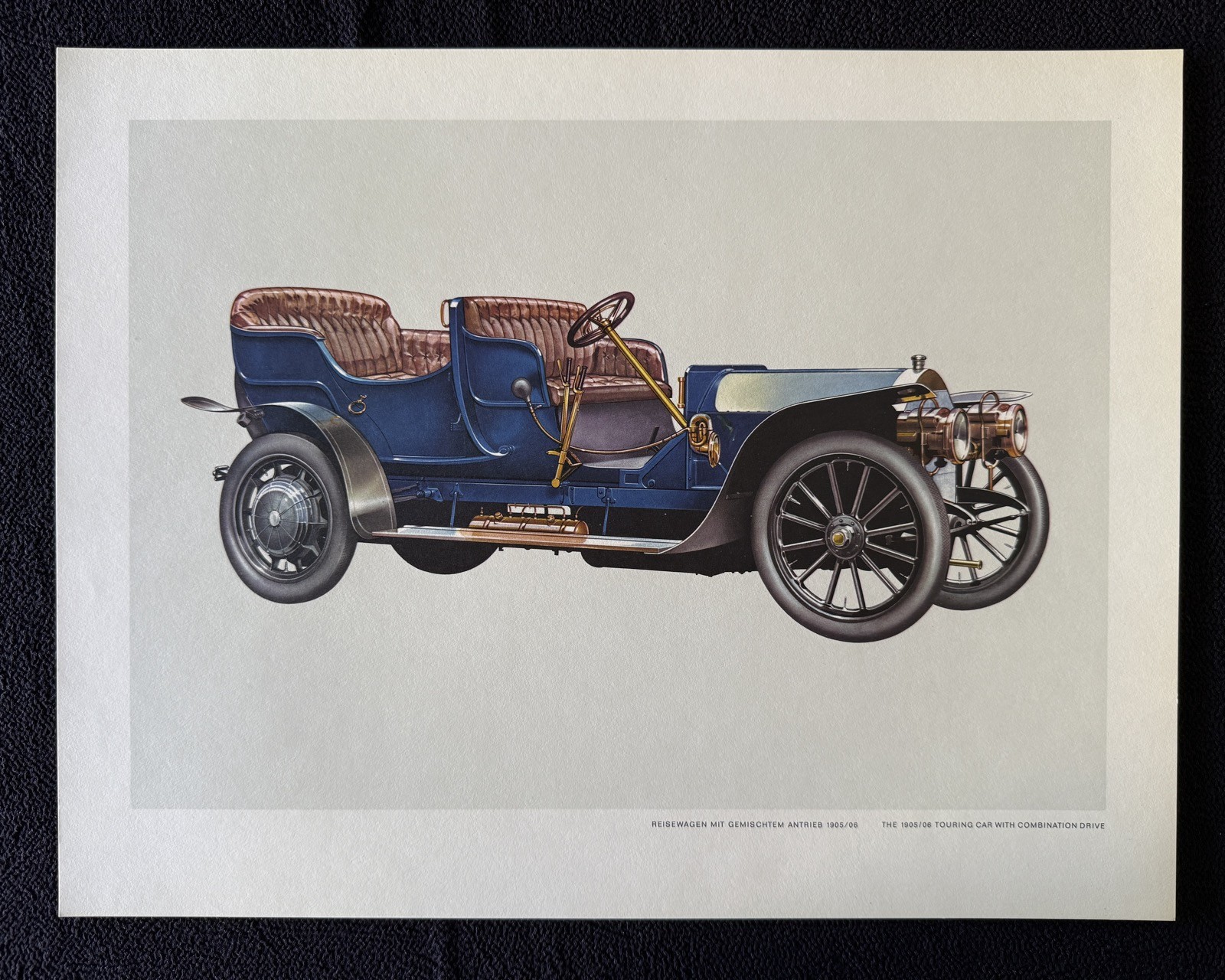 Ferdinand Porsche 1905/06 Touring Car Combo Drive Gas/Electric Art Print