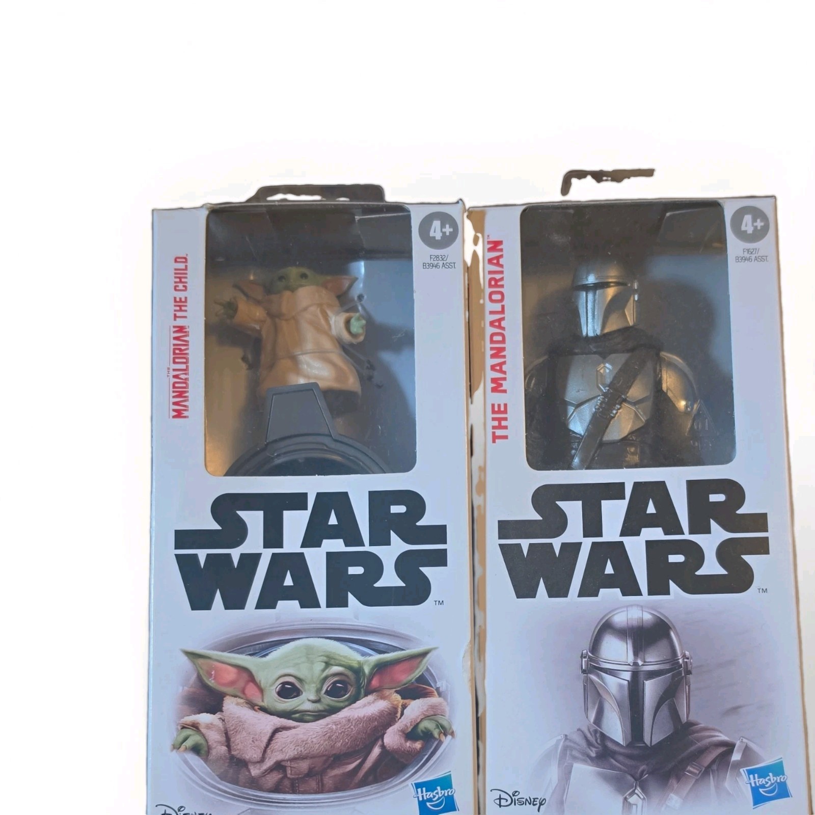 Hasbro Star Wars The Mandalorian Series Mandalorian & The Child Figures Lot of 2