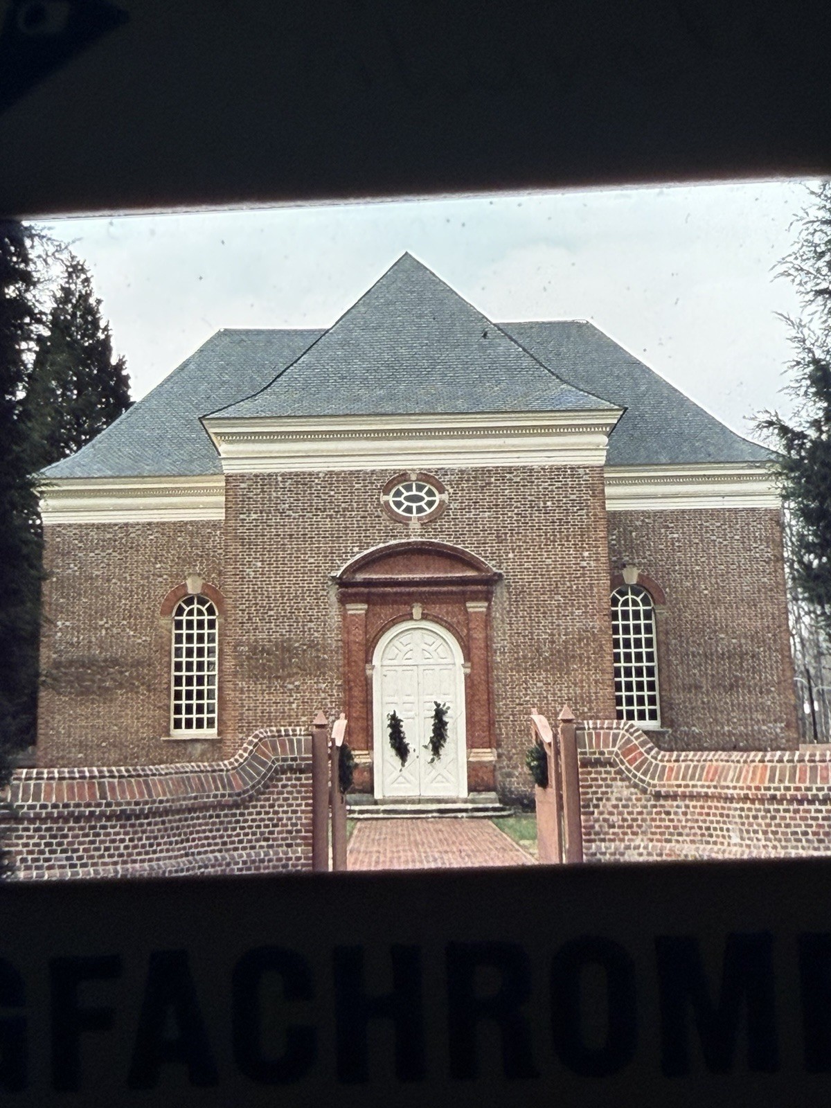 5 Vintage 35mm Slides Christ Church Jan 1978