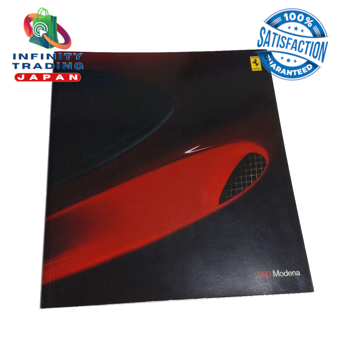 Ferrari 360 Modena Official Brochure Rare 2000s Car Catalog Italian Sports Car