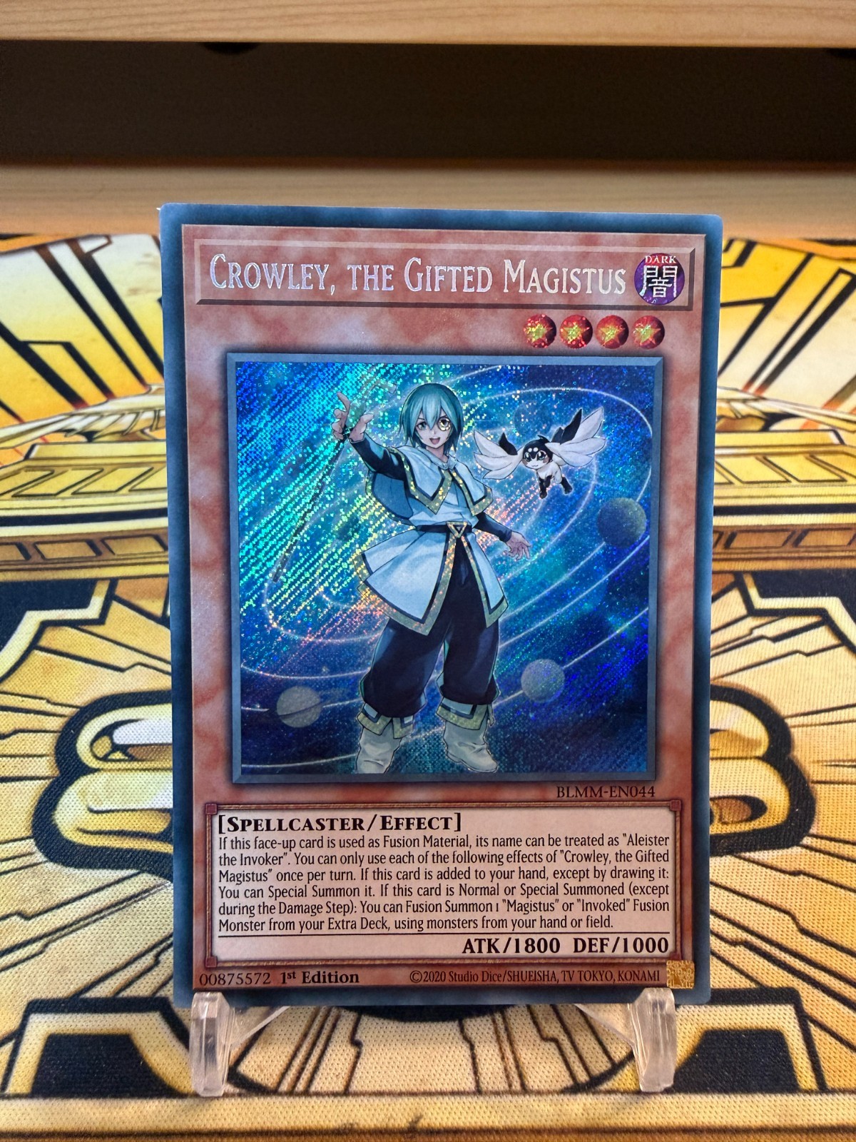 Yugioh Crowley the Gifted Magistus Secret Rare BLMM-EN044