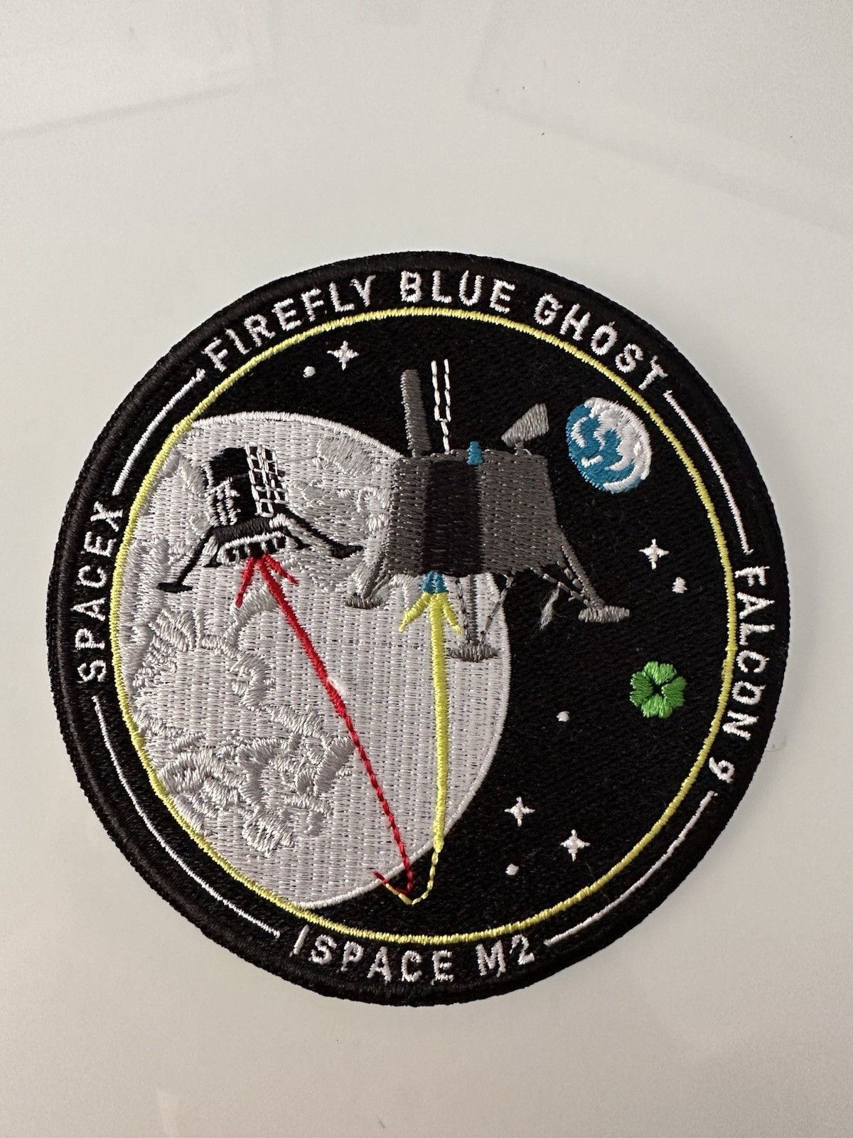 I Space M2 Firefly Moon Mission Patch 3.5” NASA F9 ISS Space Satellite