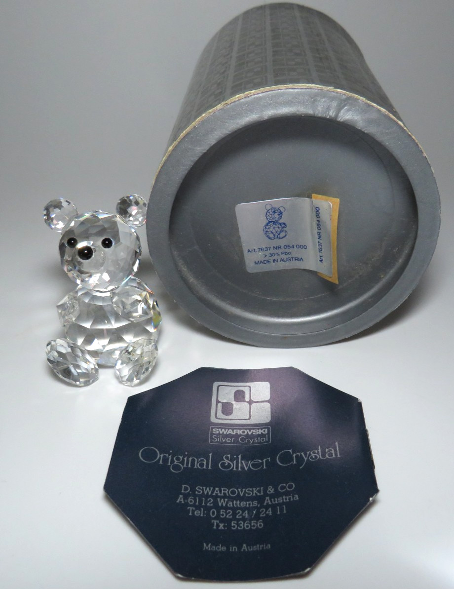 Swarovski Small Teddy Bear Crystal 2\
