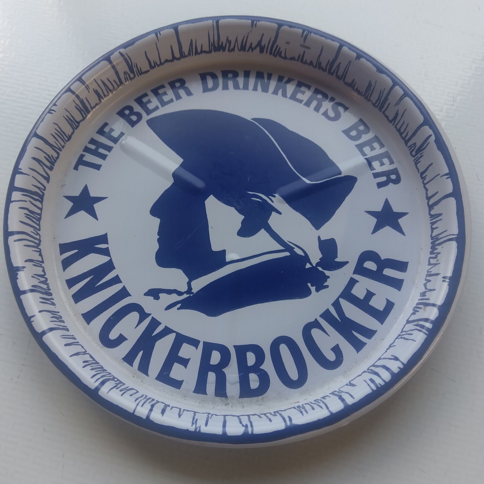 Ruppert Knickerbocker Beer Metal Coaster 