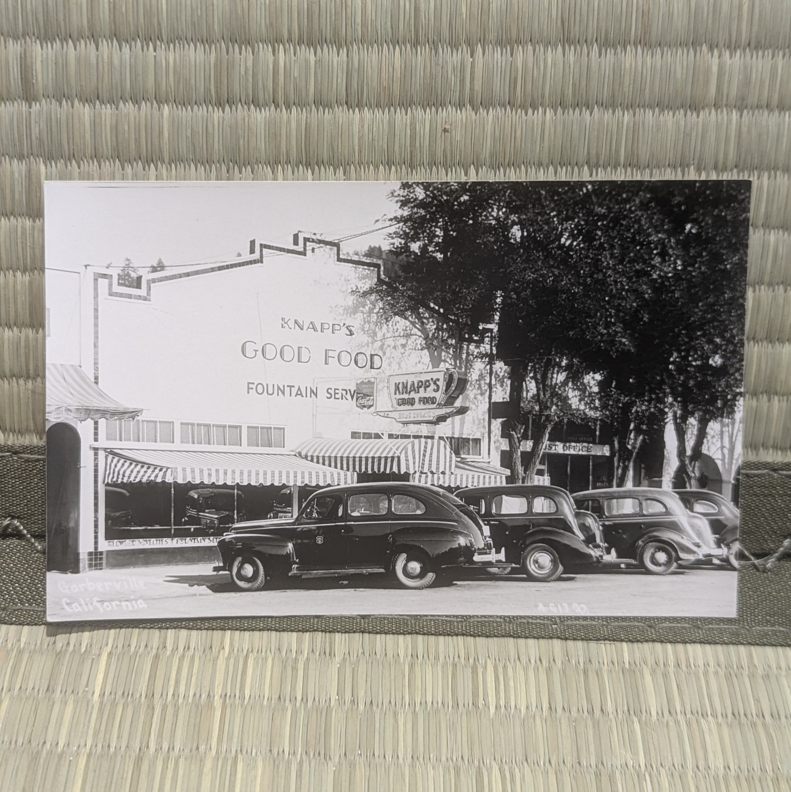 Knapp's Good Food Garberville California RPPC VTG Postcard 1950s
