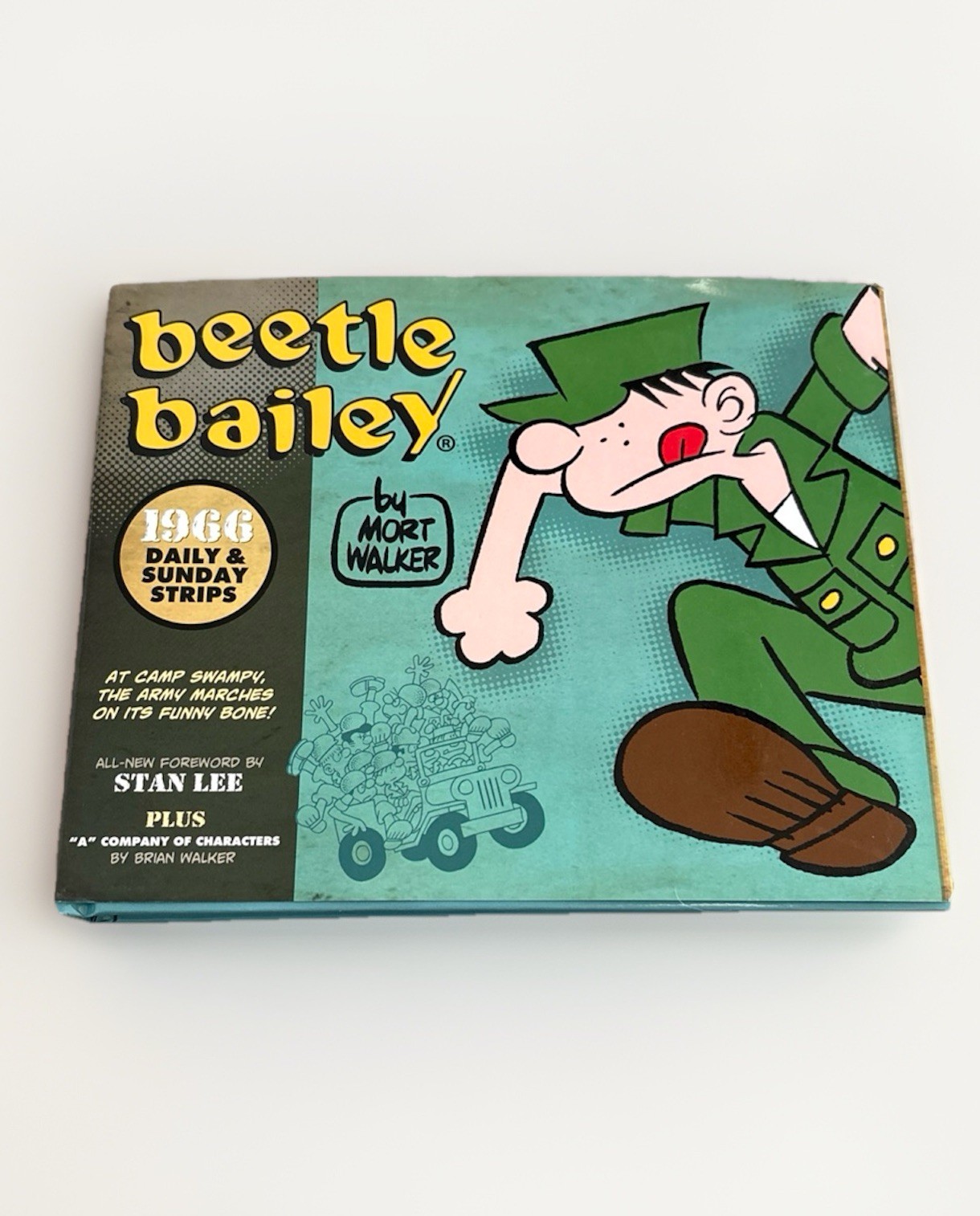 Vtg Beetle Bailey Daily & Sunday Strips 1966  Mort Walker Collectible w/ Jacket