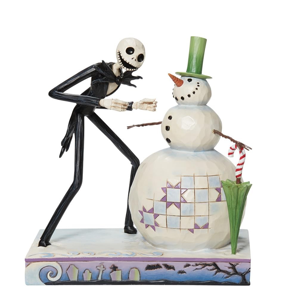 Enesco Jim Shore Nightmare Before Christmas Jack Snowman Figurine 6.5 Inch Enesco Jim Shore Nightmare Before Christmas Jack Snowman Figurine 6.5 Inch