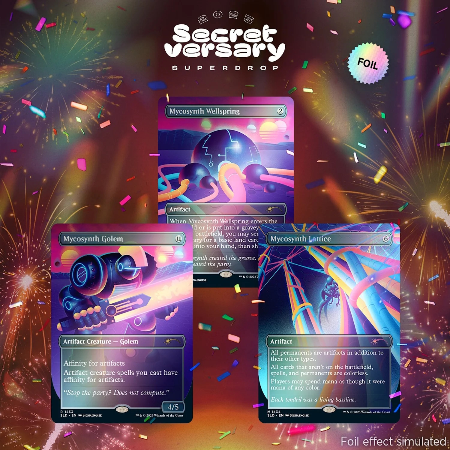 Magic: The Gathering TCG: Secret Lair Mycosynthwave - Foil
