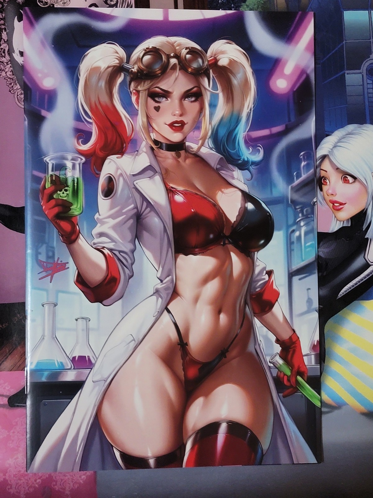 Artist Alley Comics Multiverse Saga  Scientist Harley Cosplay Nice 🔥🐄🔥