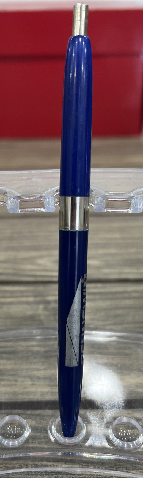 Vintage Pen Pennswim Pool Chemicals Pennwalt Group Blue Silver Kwik Klik
