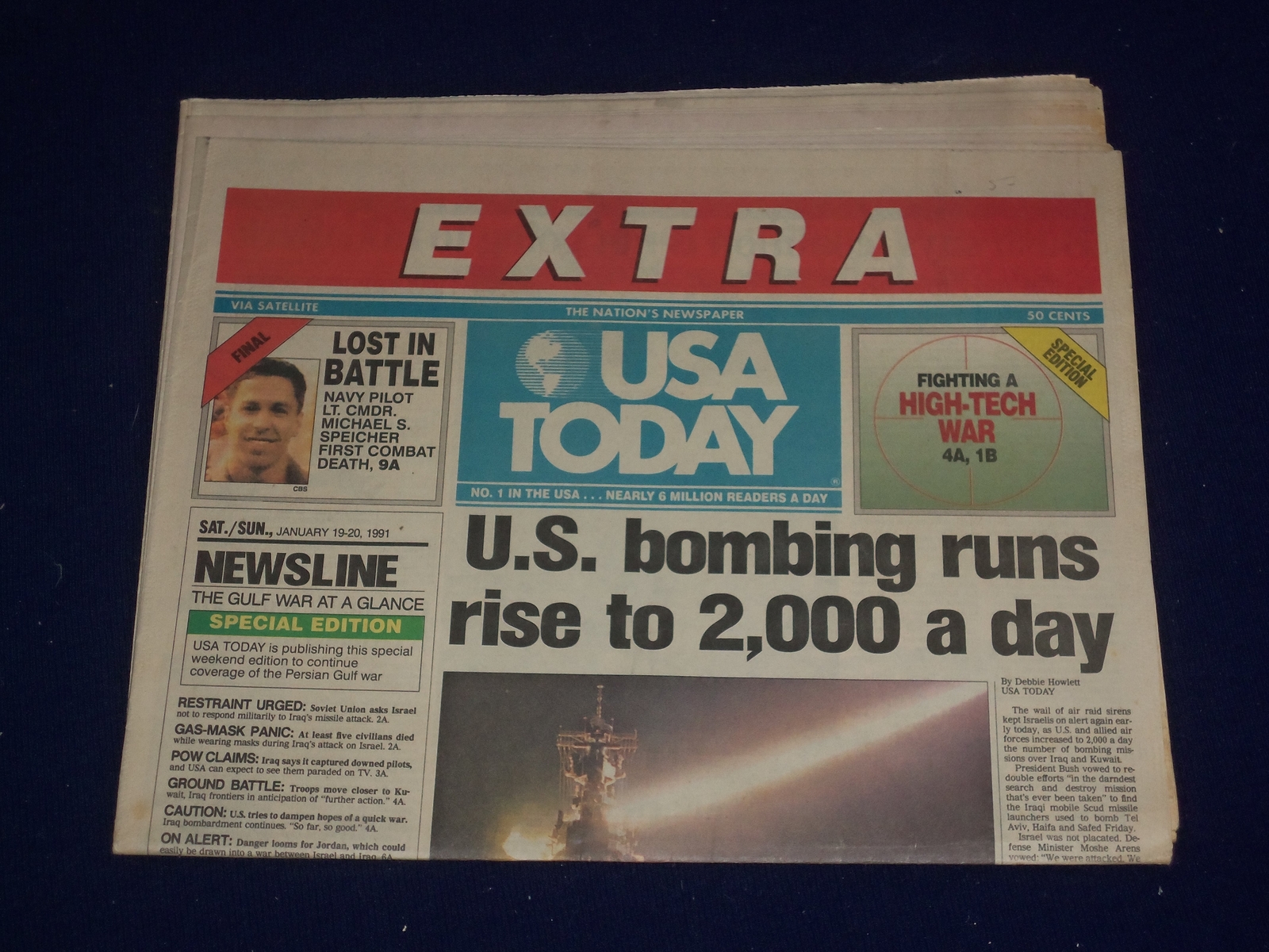 1991 JAN 19-20 USA TODAY NEWSPAPER \ 1991 JAN 19-20 USA TODAY NEWSPAPER \