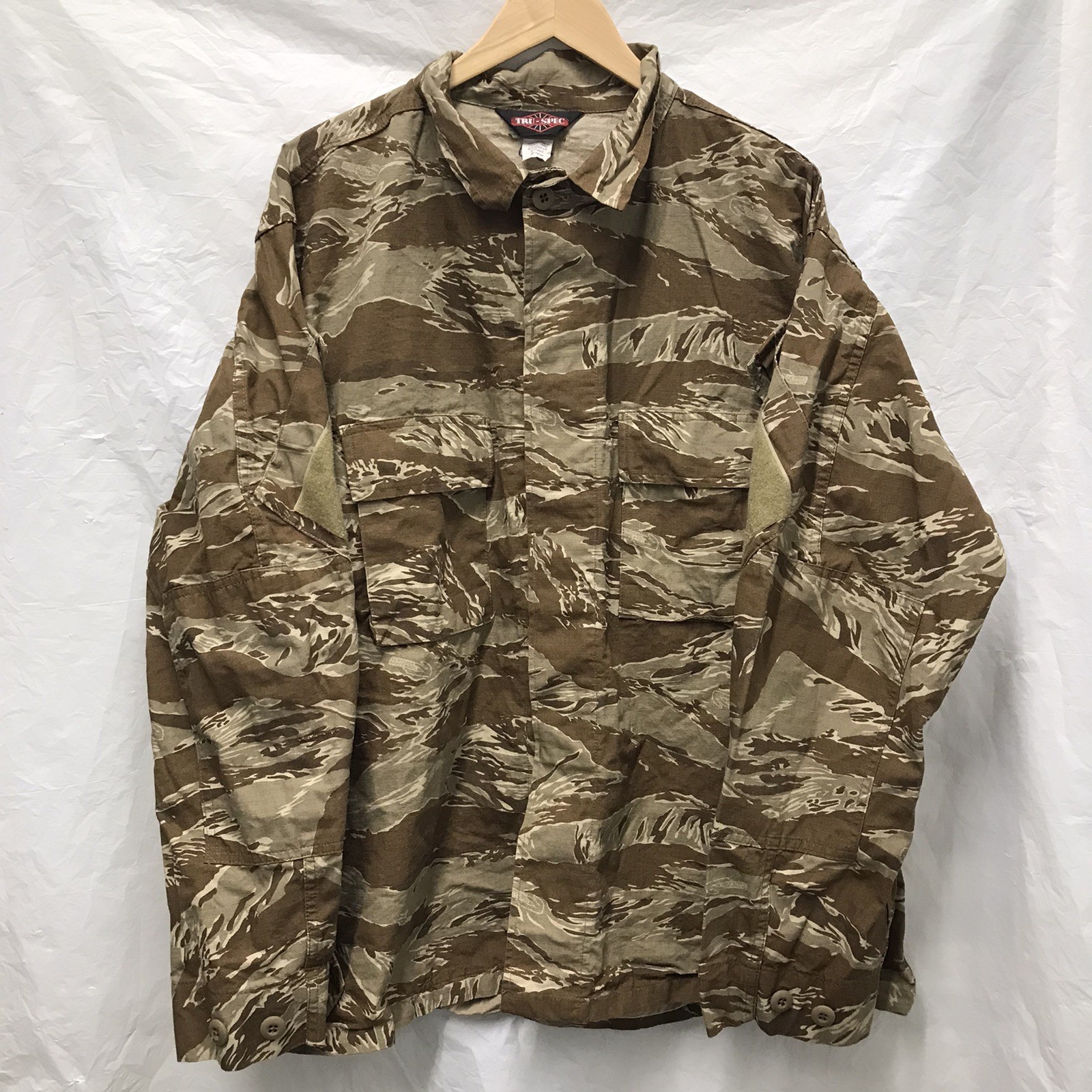 Vintage Tru Spec OldGen Desert Tiger Stripe Top XL REGULAR