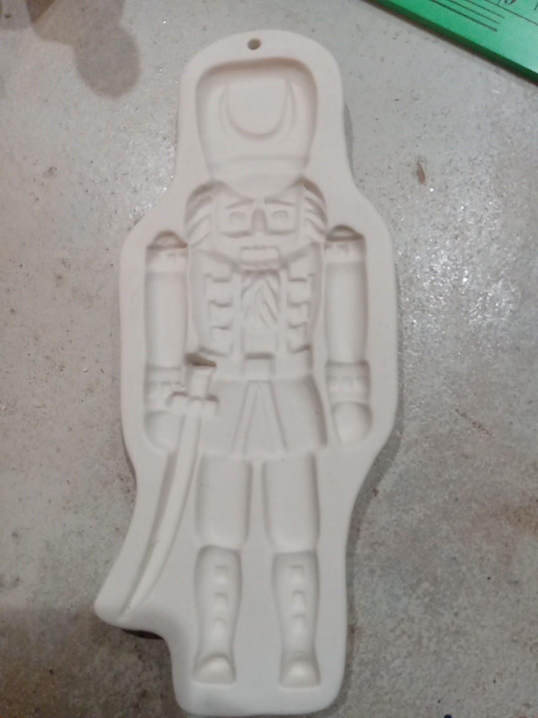 Vintage Hartstone Pottery Nutcracker Cookie Mold 9.5 Vintage Hartstone Pottery Nutcracker Cookie Mold 9.5